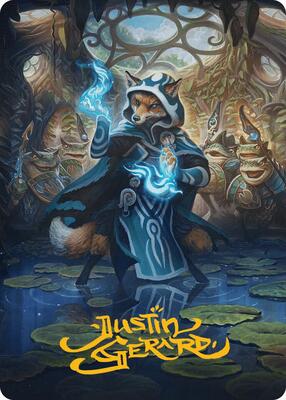 Jace, the Mind Sculptor Art Card (Gold-Stamped Signature) card from Art Series: Bloomburrow