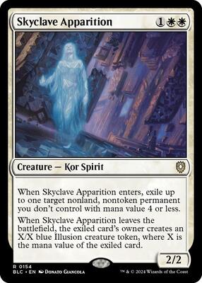 Skyclave Apparition card from Commander: Bloomburrow