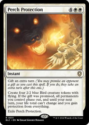 Perch Protection card from Commander: Bloomburrow