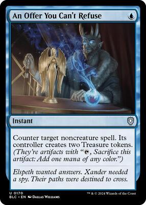 An Offer You Can't Refuse card from Commander: Bloomburrow