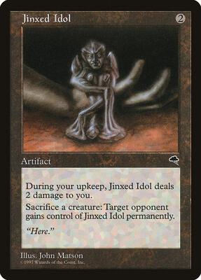 Jinxed Idol card from Tempest