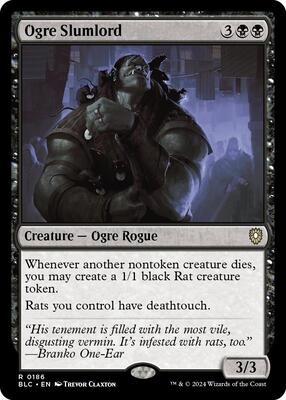 Ogre Slumlord card from Commander: Bloomburrow