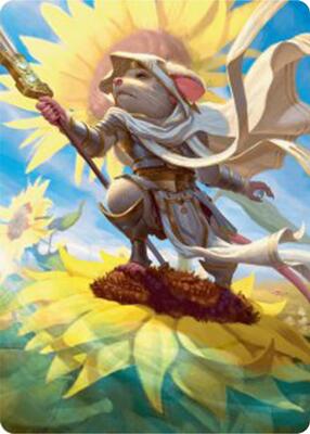 Elspeth, Sun's Champion Art Card card from Art Series: Bloomburrow