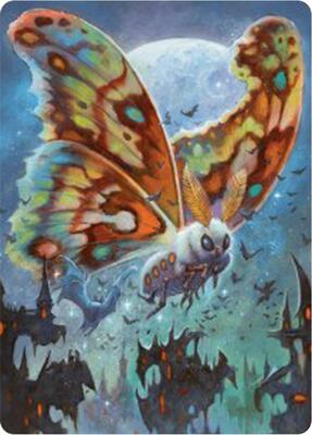 Luminous Broodmoth Art Card card from Art Series: Bloomburrow