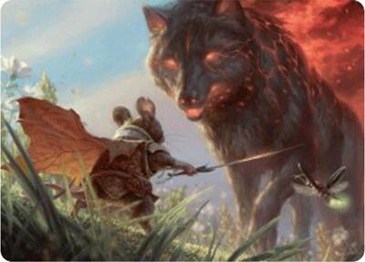 Repel Calamity Art Card card from Art Series: Bloomburrow