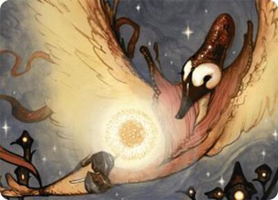 Salvation Swan Art Card card from Art Series: Bloomburrow