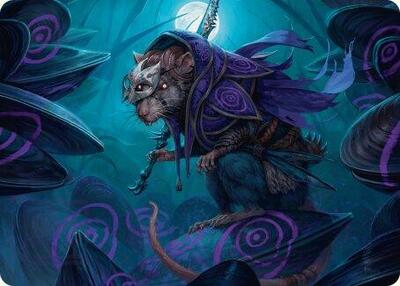 Nightwhorl Hermit Art Card card from Art Series: Bloomburrow