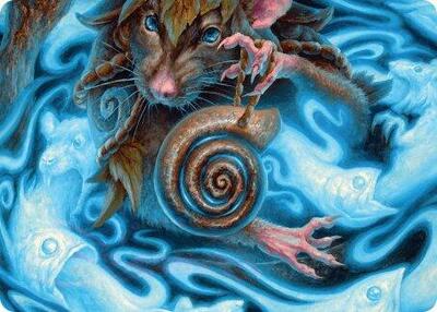 Mind Spiral Art Card card from Art Series: Bloomburrow