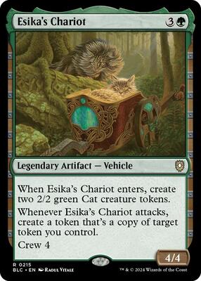 Esika's Chariot card from Commander: Bloomburrow