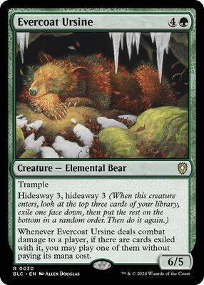 Evercoat Ursine card from Commander: Bloomburrow