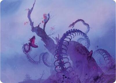 Coiling Rebirth Art Card card from Art Series: Bloomburrow