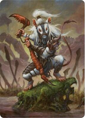 Ink-Eyes, Servant of Oni Art Card card from Art Series: Bloomburrow