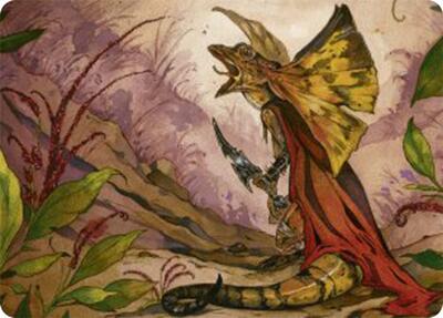 Hired Claw Art Card card from Art Series: Bloomburrow