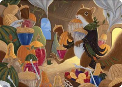 Stocking the Pantry Art Card card from Art Series: Bloomburrow