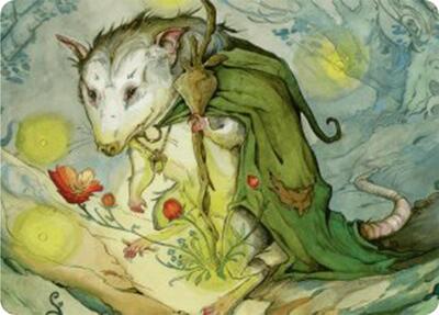 Tender Wildguide Art Card card from Art Series: Bloomburrow