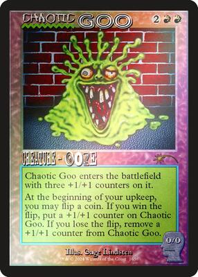 Chaotic Goo (Rainbow Foil) card from Secret Lair Drop Series