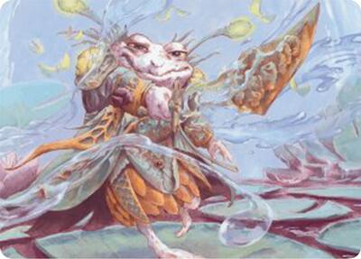 Glarb, Calamity's Augur Art Card card from Art Series: Bloomburrow