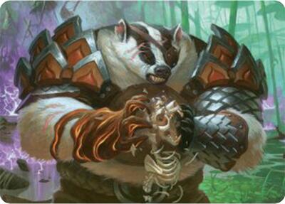 Hugs, Grisly Guardian Art Card card from Art Series: Bloomburrow