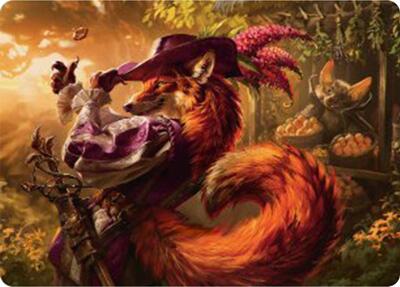 Mr. Foxglove Art Card card from Art Series: Bloomburrow