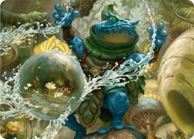 Pond Prophet Art Card card from Art Series: Bloomburrow