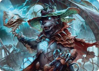 Tempest Angler Art Card card from Art Series: Bloomburrow