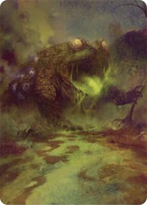 The Gitrog Monster Art Card card from Art Series: Bloomburrow