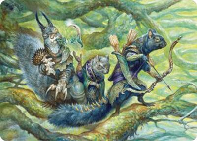 The Odd Acorn Gang Art Card card from Art Series: Bloomburrow