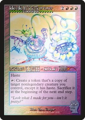Kiki-Jiki, Mirror Breaker (Rainbow Foil) card from Secret Lair Drop Series