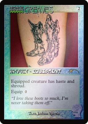 Lightning Greaves (1662) (Rainbow Foil) card from Secret Lair Drop Series