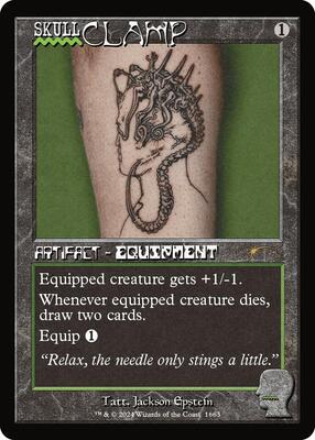 Skullclamp (1663) card from Secret Lair Drop Series