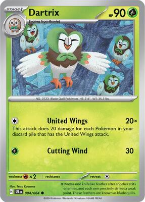 Dartrix card from SV: Shrouded Fable