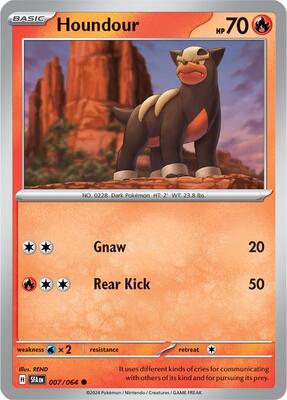 Houndour card from SV: Shrouded Fable
