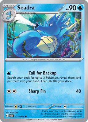 Seadra card from SV: Shrouded Fable