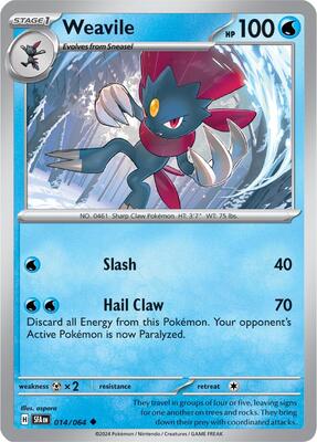 Weavile card from SV: Shrouded Fable