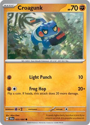 Croagunk card from SV: Shrouded Fable
