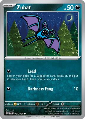 Zubat card from SV: Shrouded Fable