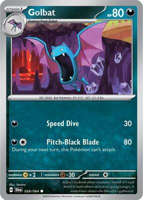 Golbat card from SV: Shrouded Fable