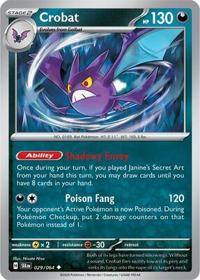 Crobat card from SV: Shrouded Fable