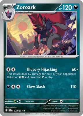Zoroark card from SV: Shrouded Fable