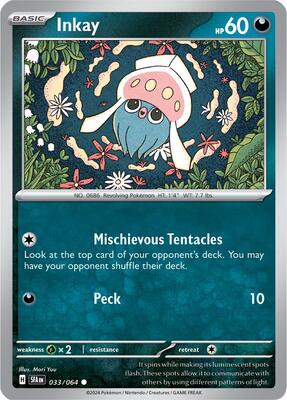 Inkay card from SV: Shrouded Fable