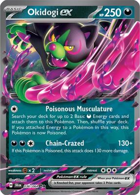 Okidogi ex - 036/064 card from SV: Shrouded Fable