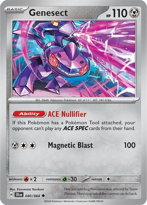 Genesect card from SV: Shrouded Fable