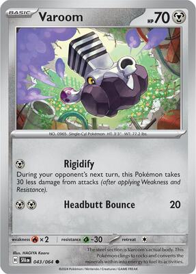 Varoom card from SV: Shrouded Fable