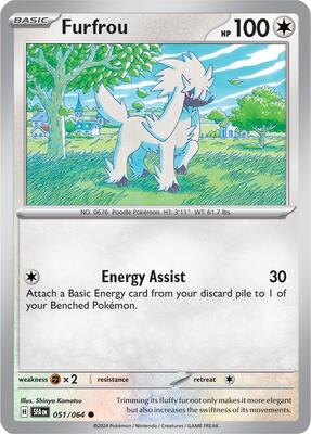 Furfrou card from SV: Shrouded Fable