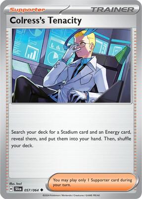 Colress's Tenacity - 057/064 card from SV: Shrouded Fable