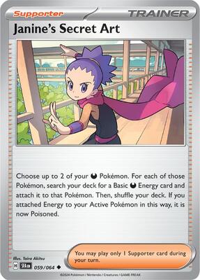 Janine's Secret Art - 059/064 card from SV: Shrouded Fable