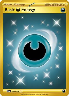 Basic Darkness Energy card from SV: Shrouded Fable