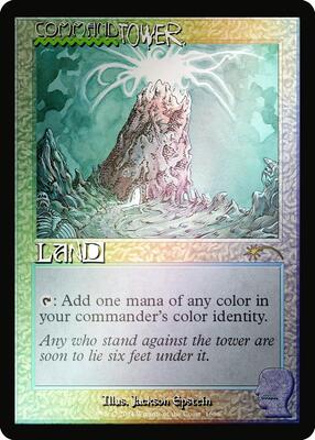 Command Tower (1666) (Rainbow Foil) card from Secret Lair Drop Series