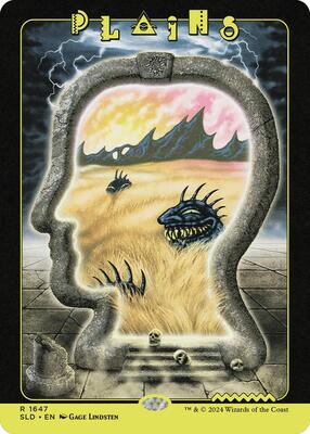 Plains (1647) card from Secret Lair Drop Series