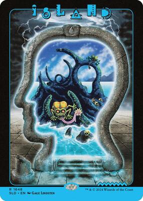 Island (1648) card from Secret Lair Drop Series
